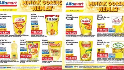Promo Khusus di Alfamart: SunCo 2L Hanya Rp39.500, Camar Rp38.000, 18-19 Juni