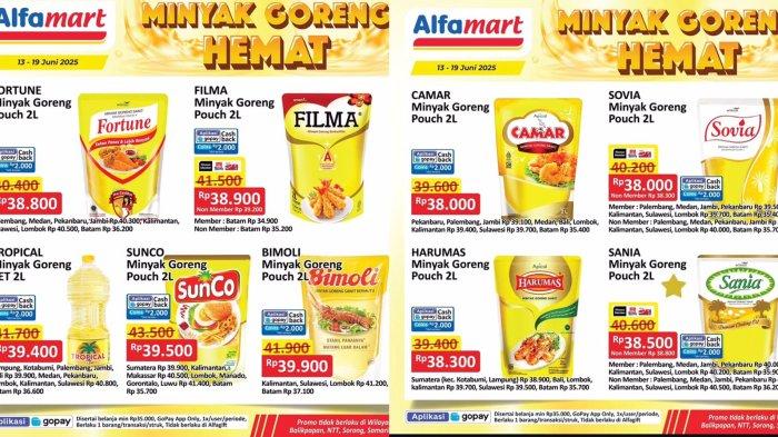 Promo Khusus di Alfamart: SunCo 2L Hanya Rp39.500, Camar Rp38.000, 18-19 Juni