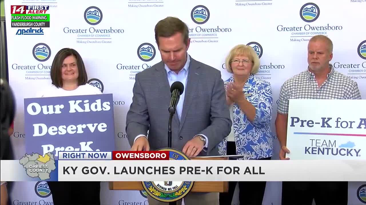 Gov. Beshear Launches Pre-K for All: Expanding Early Education Access