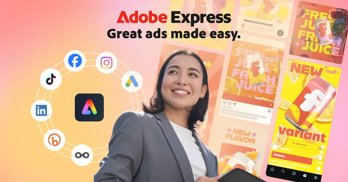 Adobe introduces Express for Ads platform geared toward small businesses