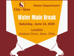 Crews Race to Repair Major Water Main Break on Hudson Drive in Stow