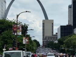 ‘No Kings’ Protest Draws Massive Crowd Through St. Louis