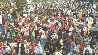 STP Launches Strong Rally Against Drug Trade and Power Outages in Sujawal