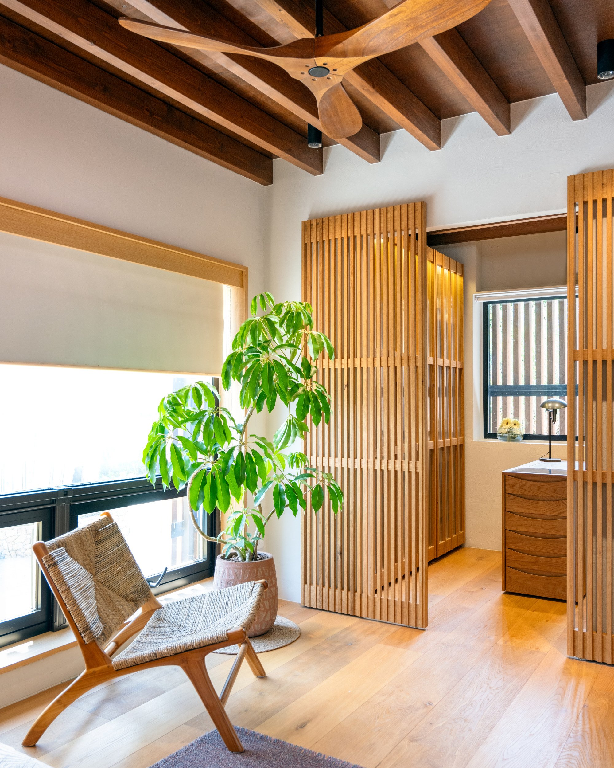 How Handcrafted Wood Brings Rustic Charm to a Hong Kong Home
