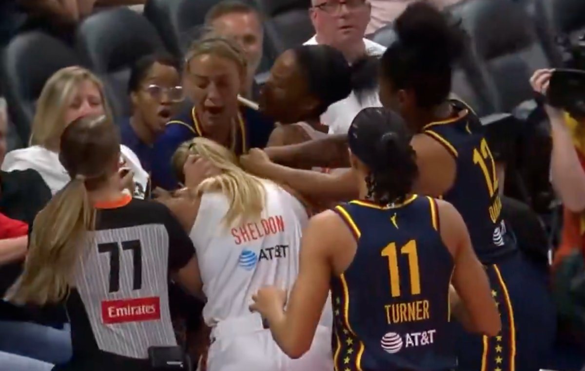 Clash Erupts as Sophie Cunningham Fouls Caitlin Clark’s Rival During Brawl
