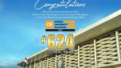 Undip Raih Peringkat 624 Dunia versi QS WUR 2026