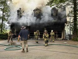 Flame Ravages Chester County Garage