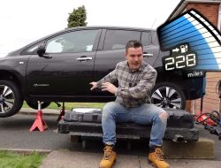 Genius Doubles Nissan Leaf’s Range with Home-Swapped Battery