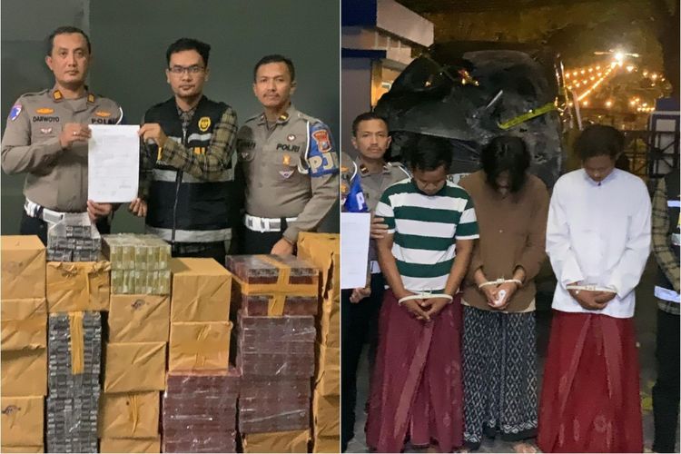 Polisi Gagalkan Upaya Penyelundupan 774 Slop Rokok Ilegal, Perburuan Ketat di Madura