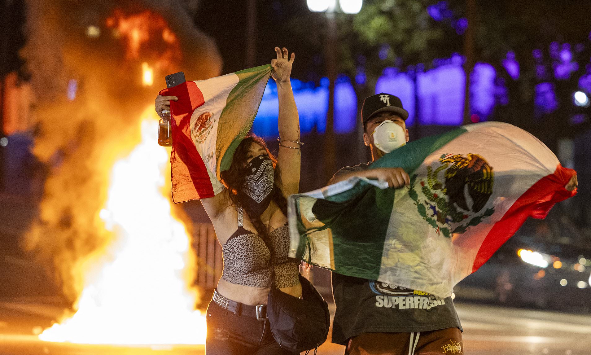 LA Protests Update: LAPD Allows “Less Lethal” Weapons as Highway 101 Shut Down