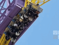 Tourists Stranded Upside Down on Roller Coaster in China Tourists Stranded Upside Down on Roller Coaster in China