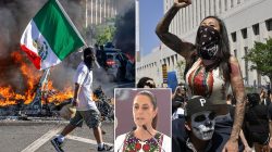 Mexican President Calls Migrants ‘Heroes’ Amid Violent LA Riots