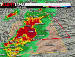 NWS Lifts Tornado Warning for Central Pennsylvania