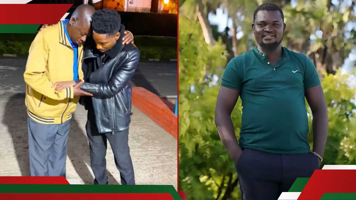 Eric Omondi consoles late blogger Albert Ojwang’s father in tearful moment, Kenyans react: “Painful”