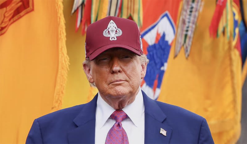 ‘Dystopian Disco King Trump Criticized for ‘Bizarre’ Military Speech’