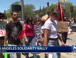 Protesters Unite at UC Santa Cruz: Demanding End to ICE Arrests and Military Deployment