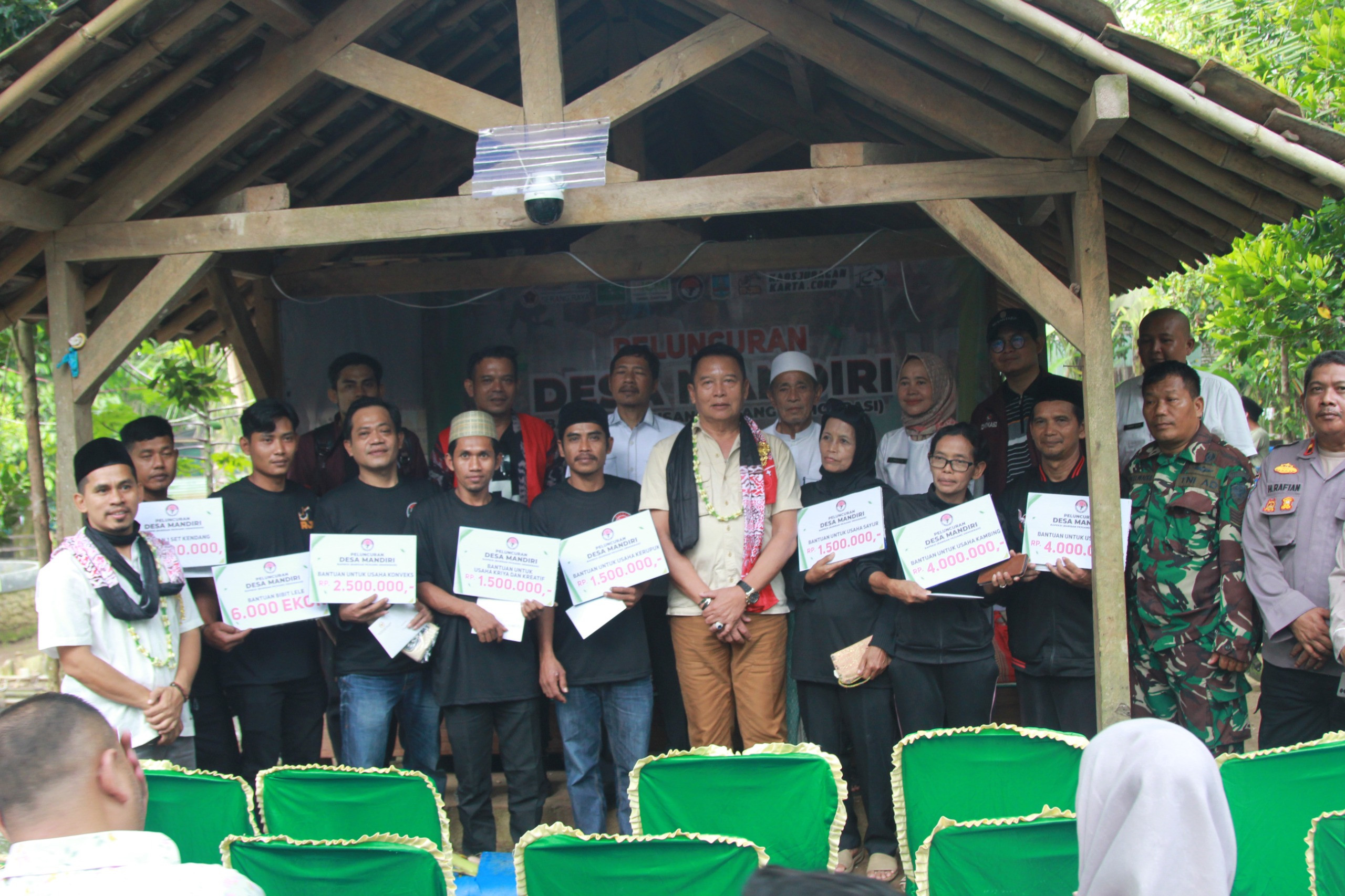 Mendorong Ekonomi Rakyat, TB Hasanuddin Luncurkan Desa Mandiri di Serang