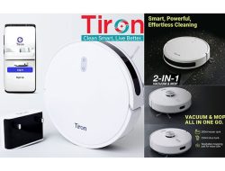 Tiron Unveils Portable Robotic Vacuum Cleaner: The Future of Cleaning Arrives