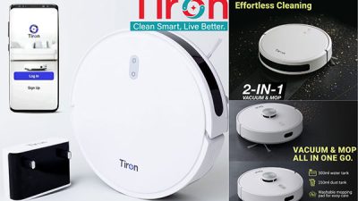 Tiron Unveils Portable Robotic Vacuum Cleaner: The Future of Cleaning Arrives