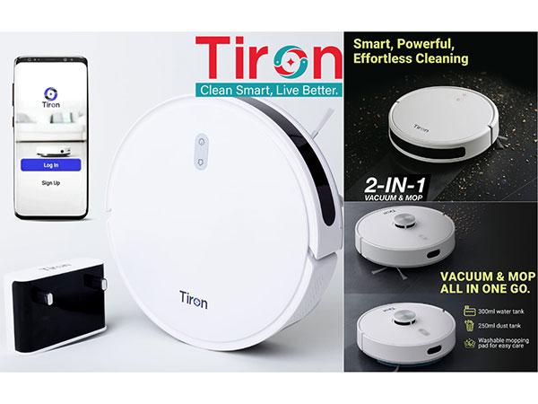 Tiron Unveils Portable Robotic Vacuum Cleaner: The Future of Cleaning Arrives