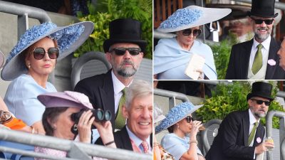 JK Rowling Makes Rare Public Appearance at Ascot With Husband, Dr. Neil Murray