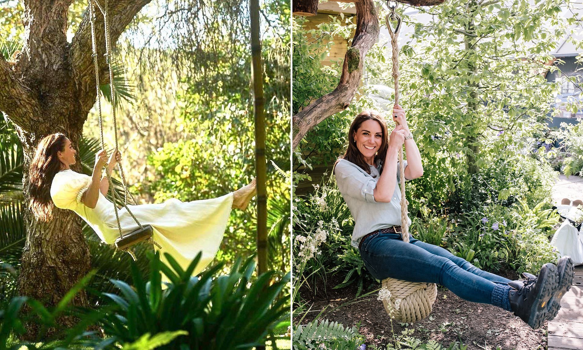 Meghan Accused of Copying Kate Again: Duchess’s Swing Photo Sparks Similarity Debate