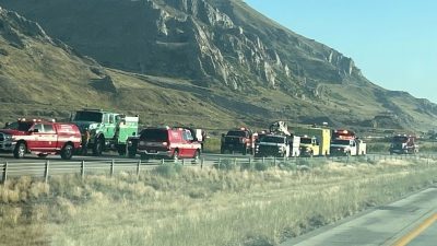 Wildfire Engulfs I-80 as Dangerous Winds and Low Humidity Fuel Blaze