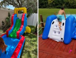 13 inflatable water slides to turn your backyard into a splash paradise 13 inflatable water slides to turn your backyard into a splash paradise