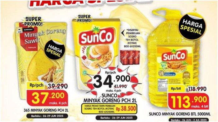 Promo JSM Superindo, Indomaret, dan Alfamart 29 Juni 2025: Dapatkan Minyak Goreng 2L Hanya Rp34.900