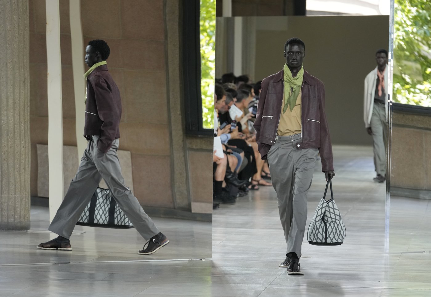 At Hermès, Woven Leather and Subtle Confidence Define Paris Menswear