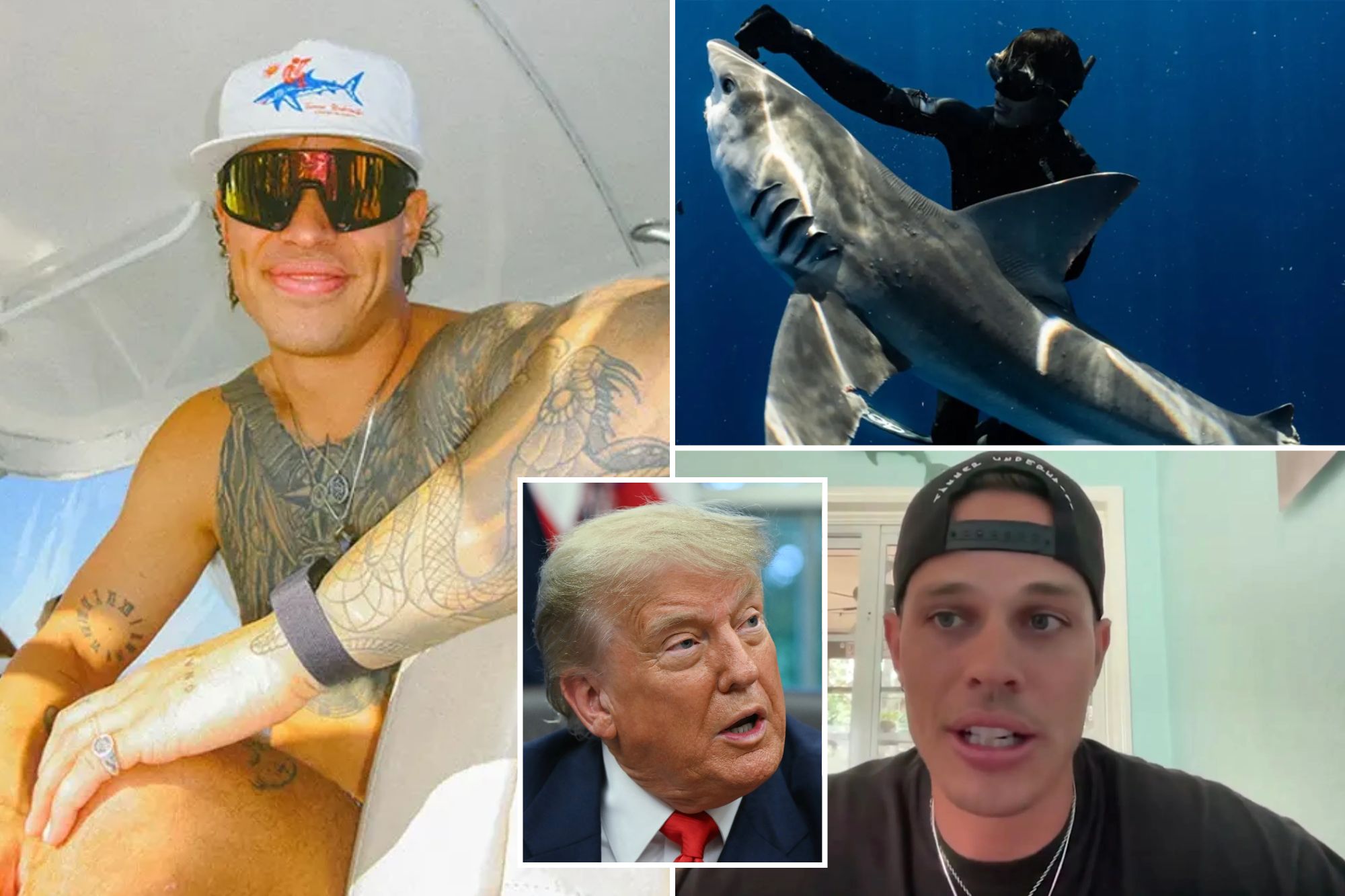 Florida Diver Freed After Pardon from President Trump Says He’s ‘Speechless’ Over 19 Shark Release Case