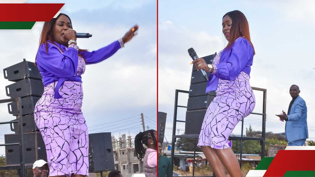 Shiru wa GP Turns Heads as Kenyan Men Can’t Resist Her Stunning Figure-Hugging Look