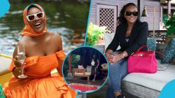 Jackie Appiah Stuns in Bali with Her Custom Floral Pool Decor