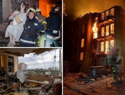 Russia Unleashes Drone Assault on Ukraine as Peace Talks Loom Russia Unleashes Drone Assault on Ukraine as Peace Talks Loom