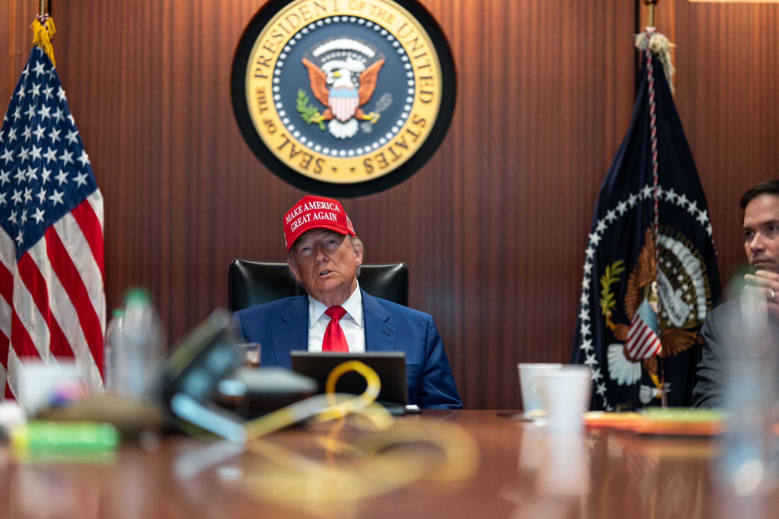Trump Defends U.S. Strikes on Iran Despite Conflicting Reports