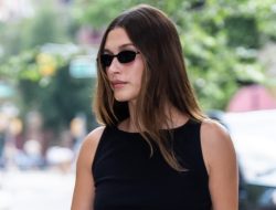Hailey Bieber Steals the Show in NYC with Trendy Polka Dot Capris Hailey Bieber Steals the Show in NYC with Trendy Polka Dot Capris