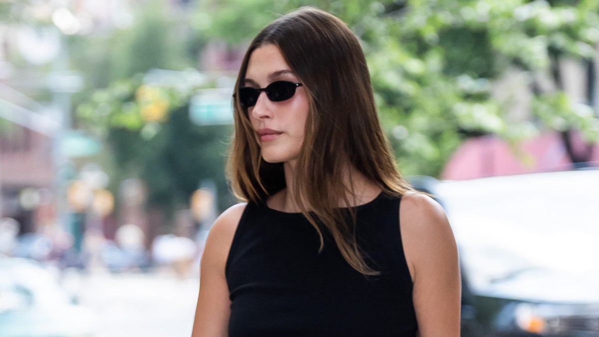 Hailey Bieber Steals the Show in NYC with Trendy Polka Dot Capris