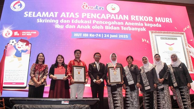 Pecahkan Rekor MURI: IBI Libatkan Ribu Bidan dalam Skrining dan Edukasi Pencegahan Anemia Ibu & Anak