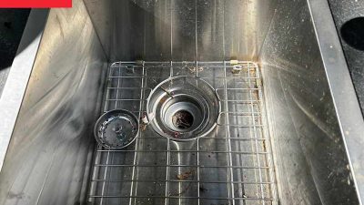 I Tested a  “Miracle in a Can” on My Grungy Outdoor Sink, and the Results Were Stunning