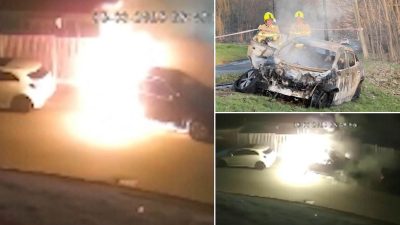 Electric Mercedes Explodes for Suspected Battery Issue, Damaging Two Other Cars – International Edition (English)