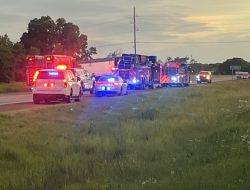 1 Injured in Fiery Collision: Pickup Truck Crashes into Semi on K-42 Near 135th Street West 1 Injured in Fiery Collision: Pickup Truck Crashes into Semi on K-42 Near 135th Street West