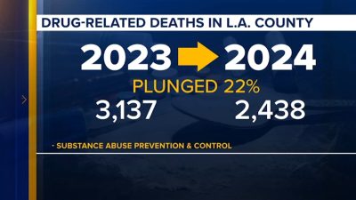LA County Sees 22% Drop in Overdose Deaths as Fentanyl-Related Fatalities Plunge, Report Shows