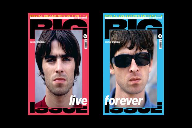 Big Issue Reignites Oasis Rivalry with Exclusive Covers
