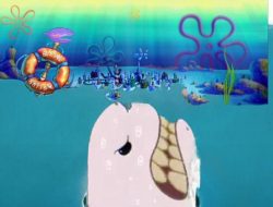 7 Meme Cacing Alaska yang Mengubah Monster Raksasa menjadi Hewan Lucu dalam SpongeBob