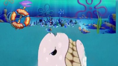 7 Meme Cacing Alaska yang Mengubah Monster Raksasa menjadi Hewan Lucu dalam SpongeBob