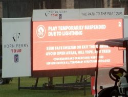 Rainy Delays Interrupt Second Round at Memorial Health Tournament