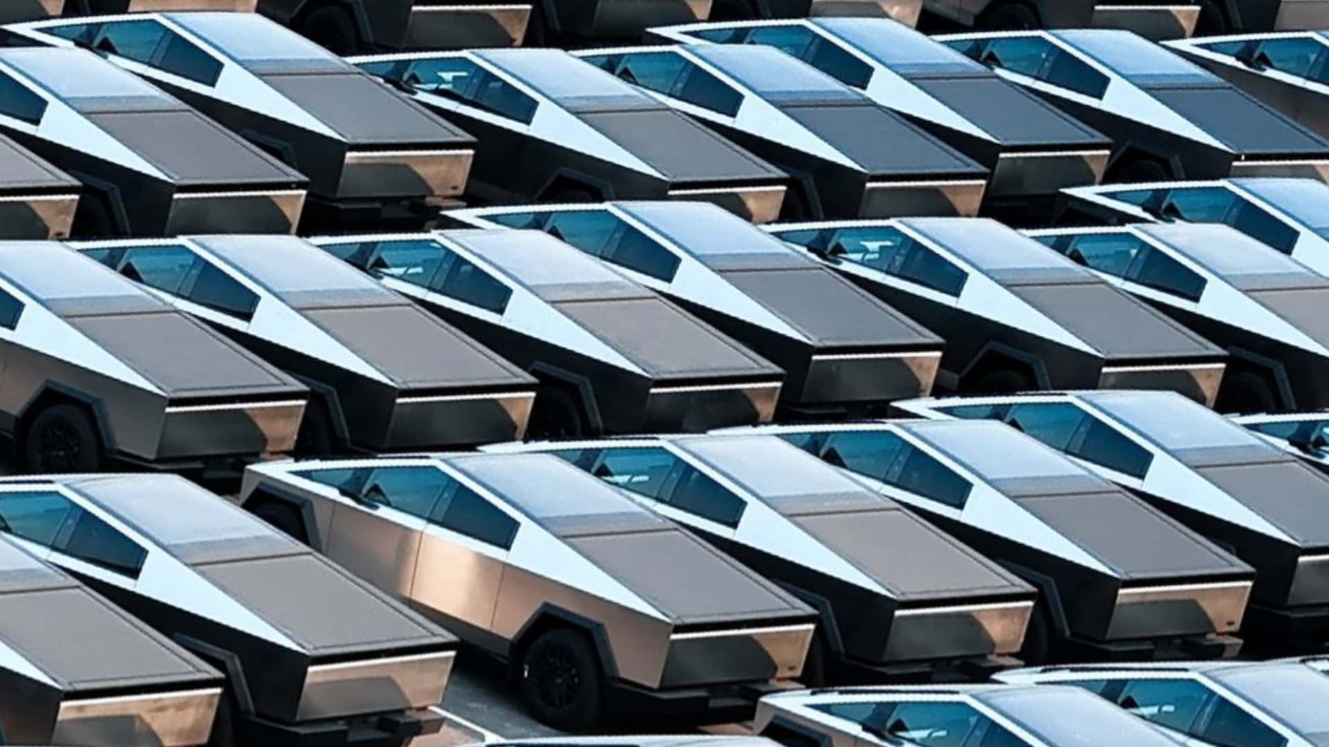 Tesla’s Unsold Fleet Floods Detroit Suburb’s Parking Lot
