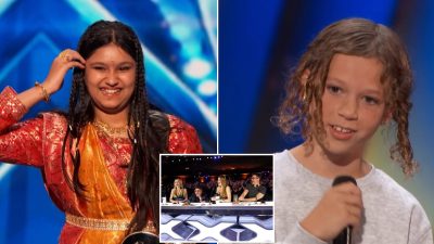 AGT Judges Stunned by Epic Shredding Performance From 10-Year-Old Girl Who Flew in From India