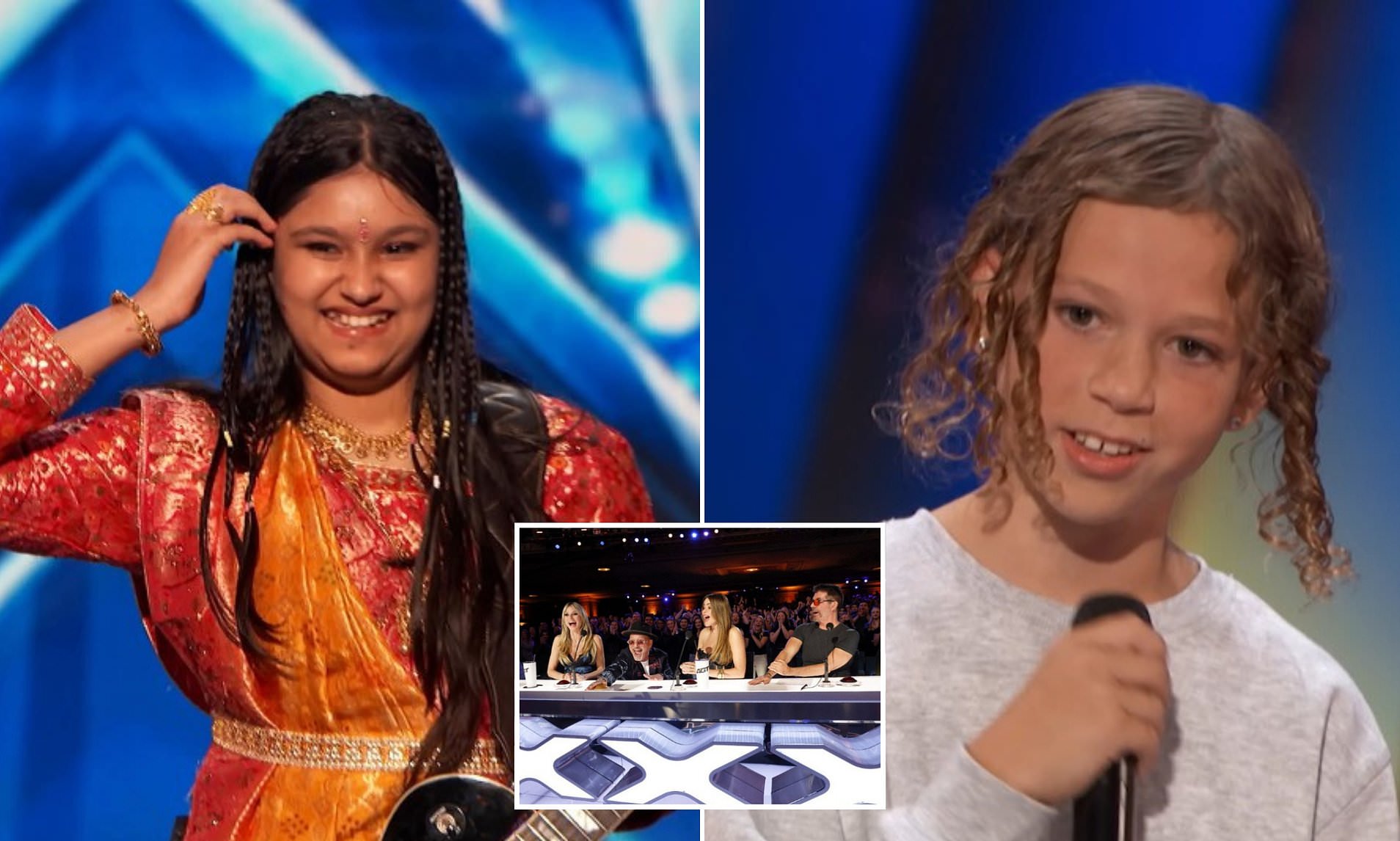 AGT Judges Stunned by Epic Shredding Performance From 10-Year-Old Girl Who Flew in From India