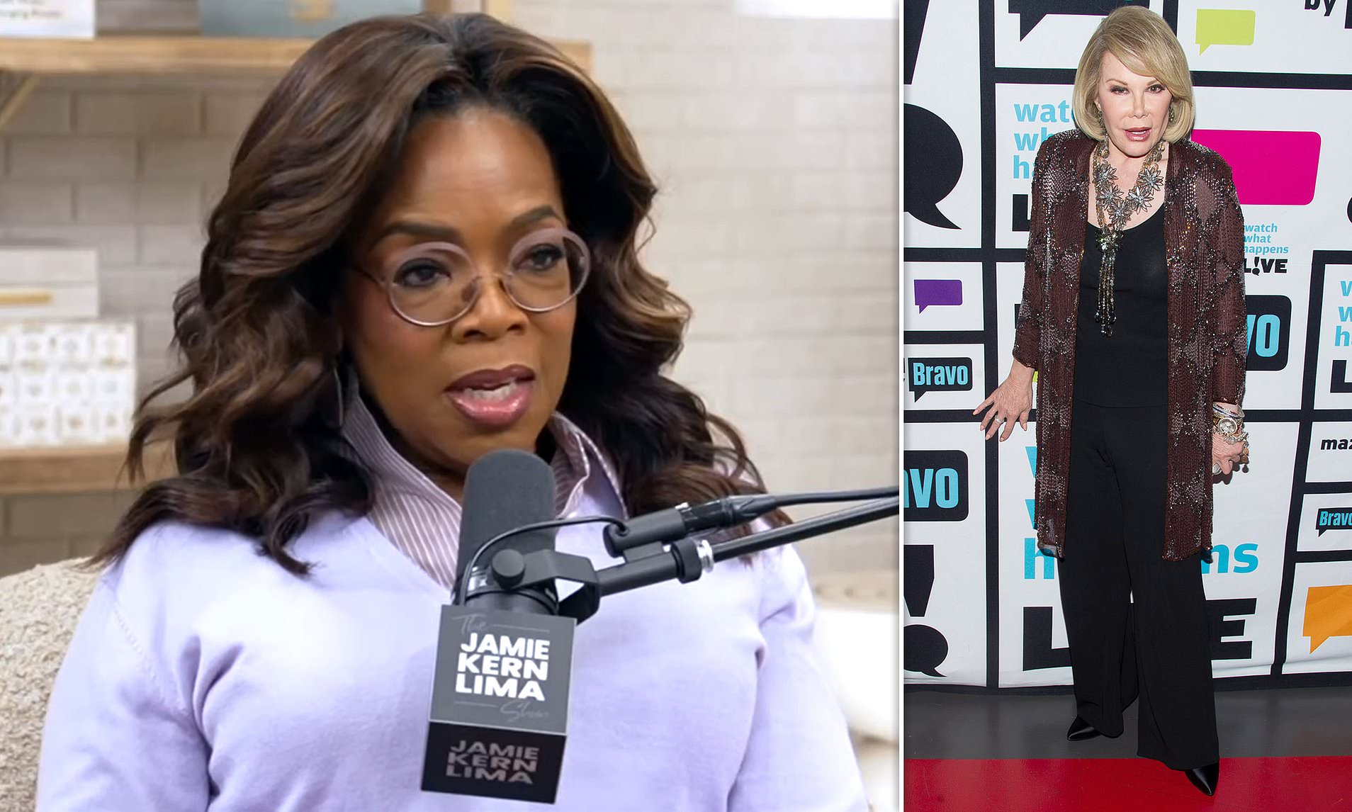 Oprah Reveals Joan Rivers Body-Shamed Her on The Tonight Show: “Lose 15 Pounds and You Can Return”